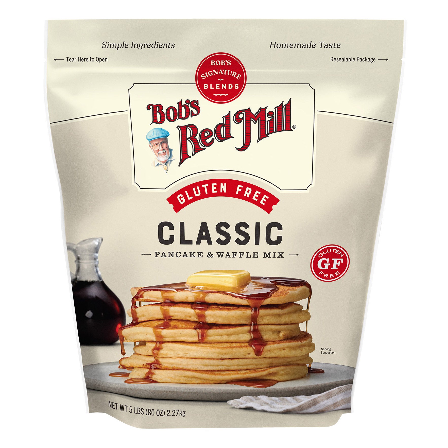 BOB'S RED MILL CLASSIC GLUTEN FREE PANCAKE MIX 2.27KG