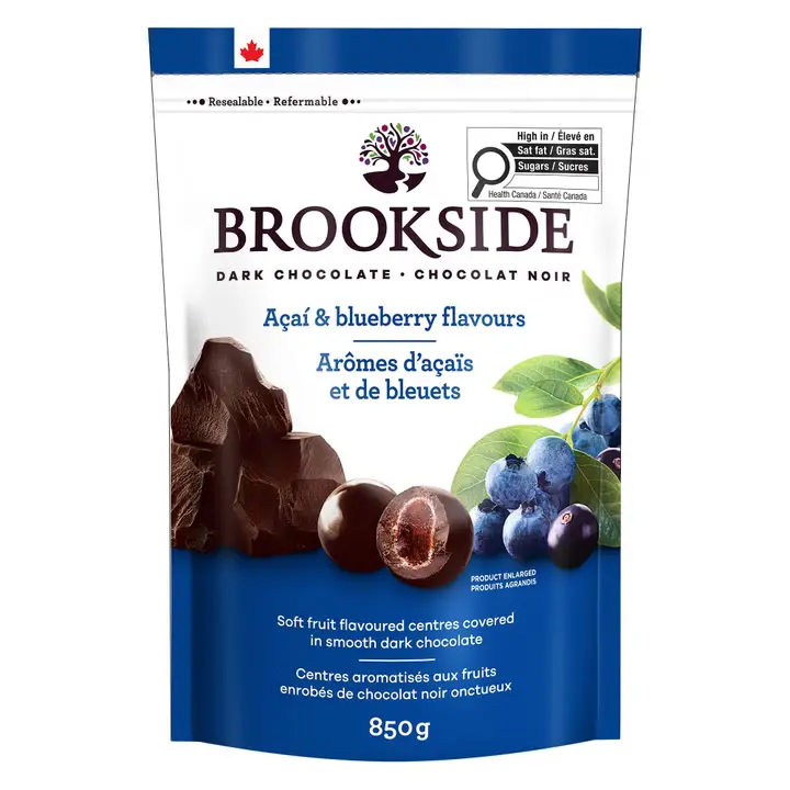 BROOKSIDE ACAI BLUEBERRY DARK CHOCOLATES 850 G