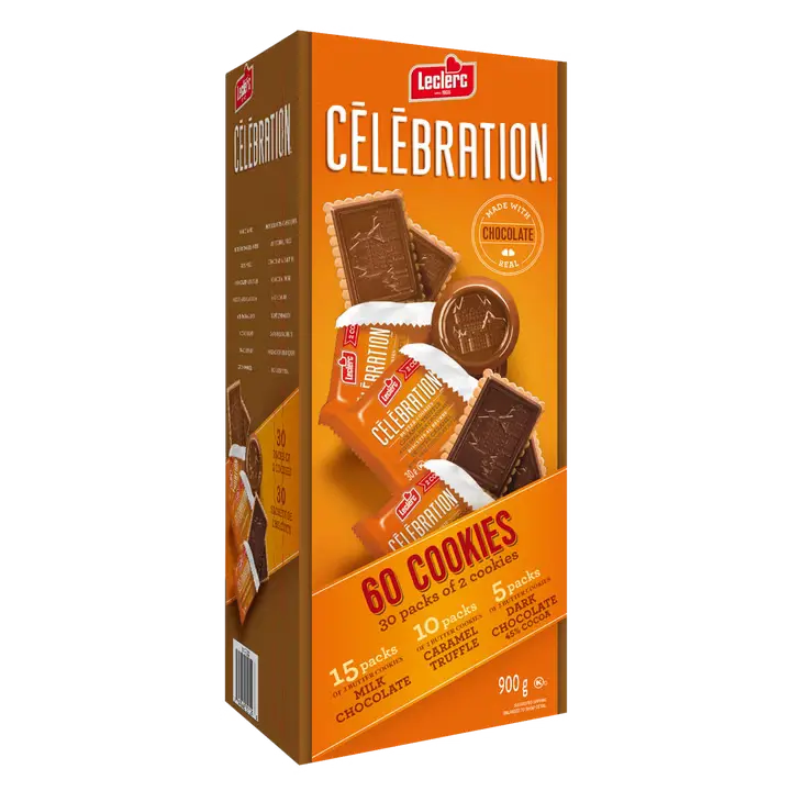 LECLERC CELEBRATION COOKIES 30 X 30G