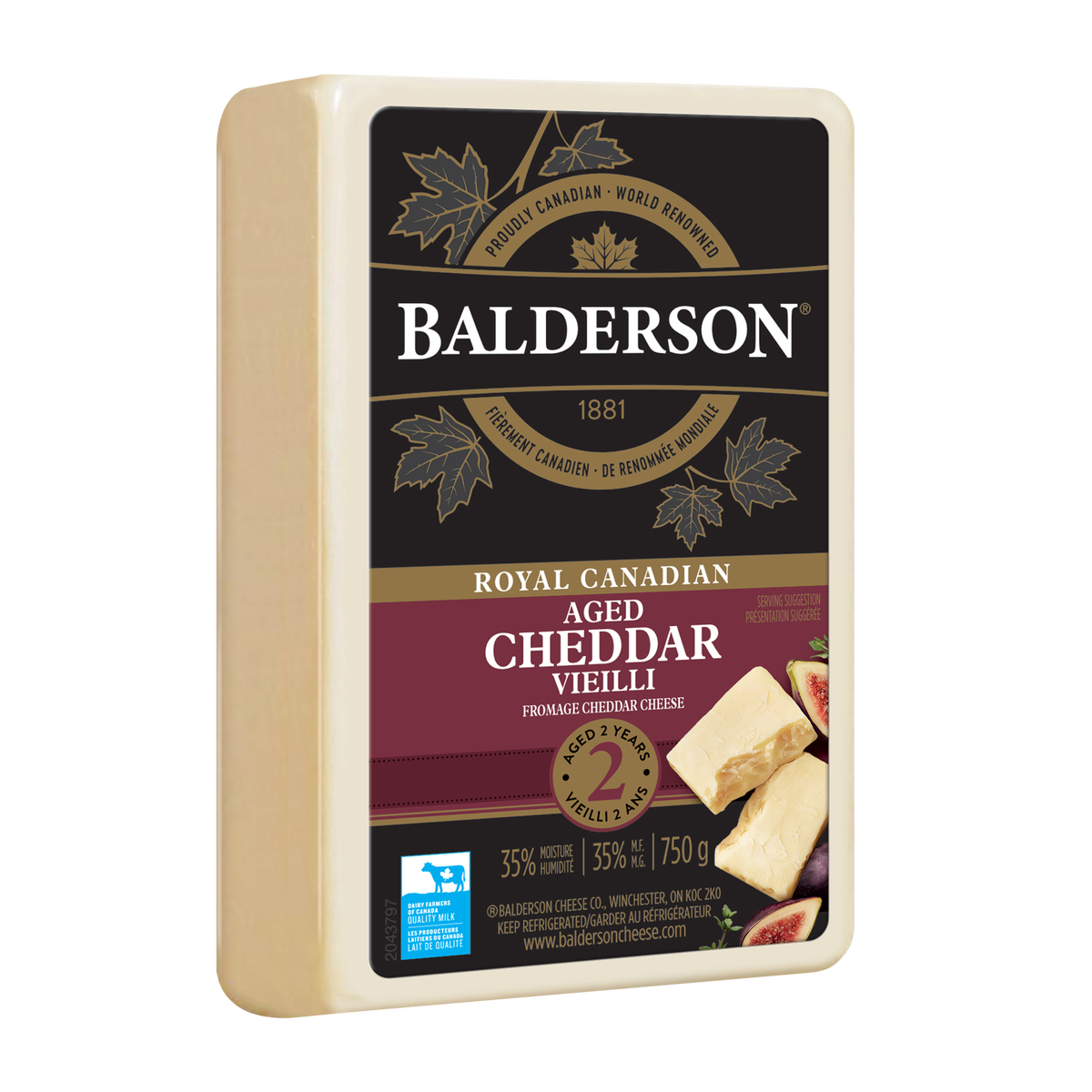 BALDERSON AGED CHEDDAR CHEESE 750 GR