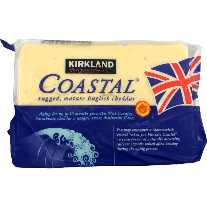 KIRKLAND SIGNATURE COASTAL CHEDDAR CHEESE 810G