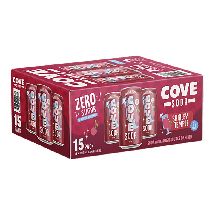COVE SODA SHIRLEY TEMPLE 15 X 355ml