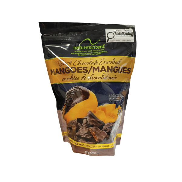 NATURE'S INTENT DARK CHOCOLATE MANGOES 580G