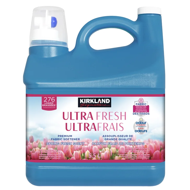 KIRKLAND SIGNATURE SPRING SCENT FABRIC SOFTENER 276 LOADS