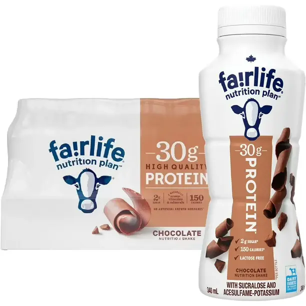 FAIRLIFE CHOCOLATE PROTEIN DRINK 18 X 340 ML