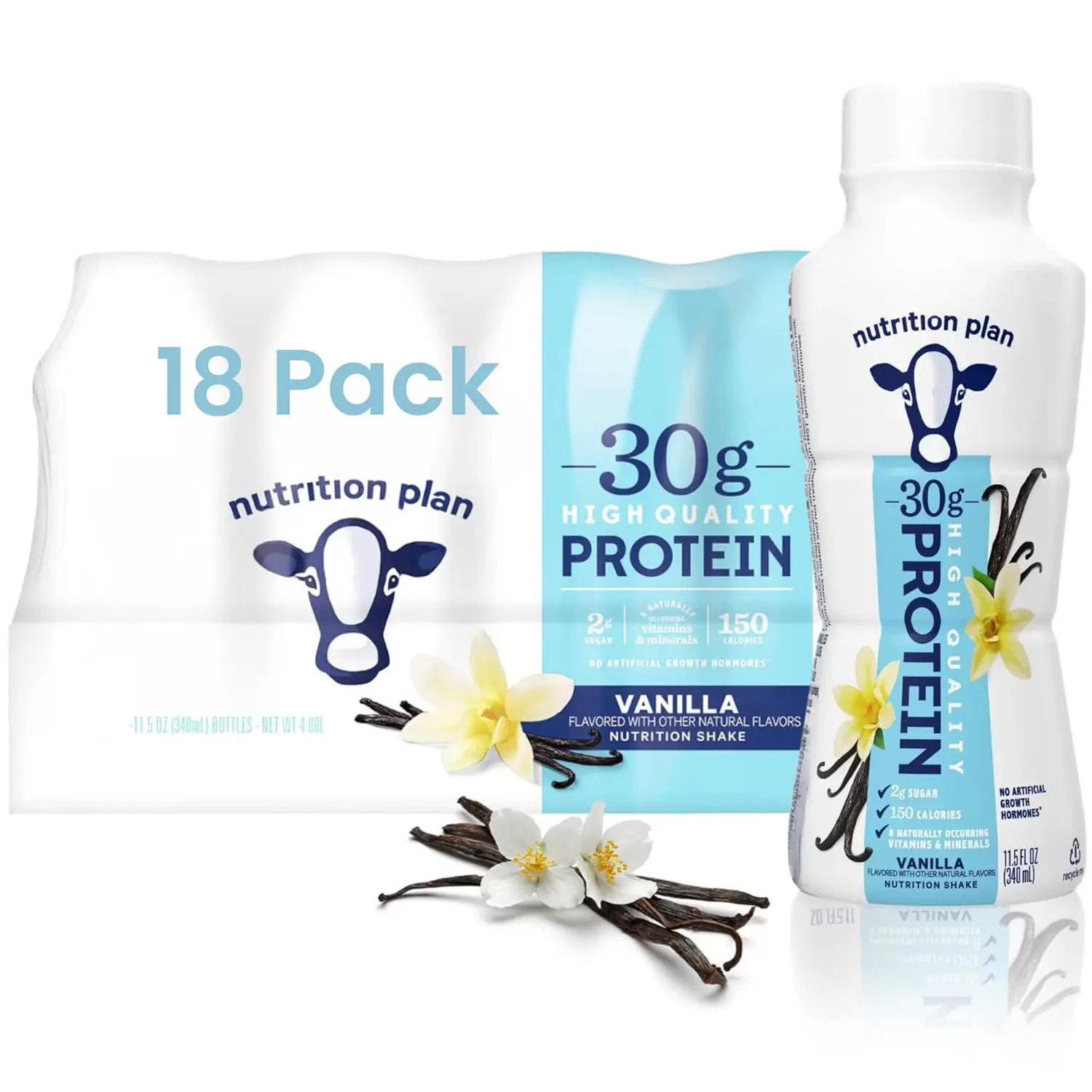 FAIRLIFE VANILLA PROTEIN DRINK 18 X 340 ML