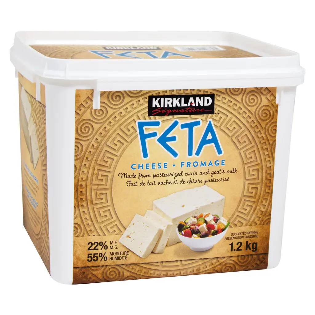 KIRKLAND SIGNATURE FETA CHEESE 1.2 KG