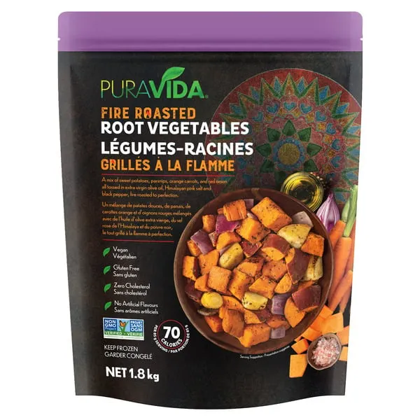 PURAVIDA FIRE ROASTED ROOT VEGETABLES 1.8KG