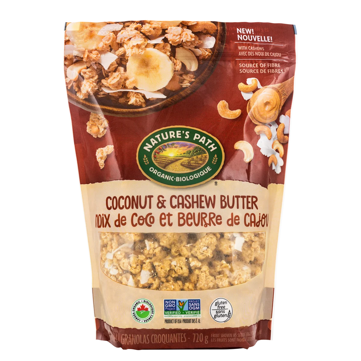 NATURE'S TOUCH COCONUT & CASHEW GRANOLA 720 GR