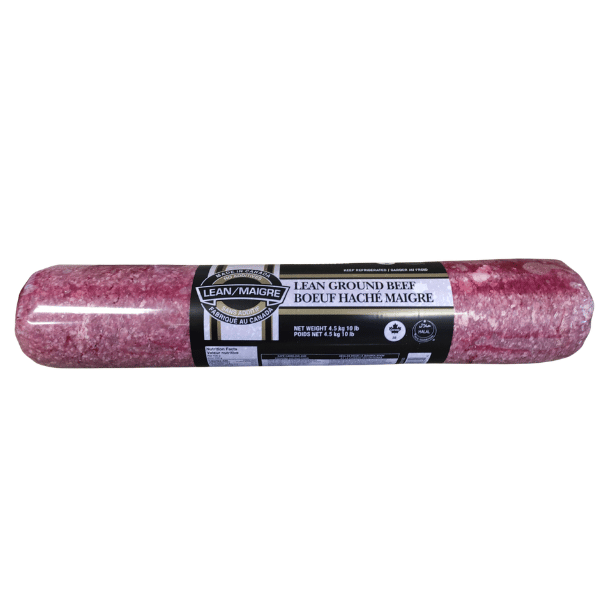 JBS 10LB TUBE FRESH LEAN GROUND BEEF HALAL 10 LBS