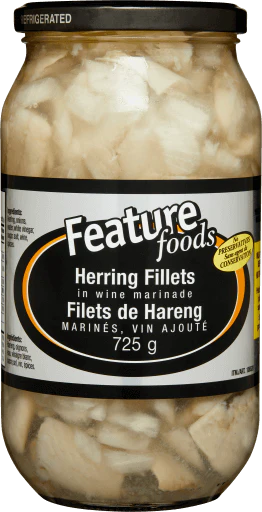 FEATURE FOODS PICKLED HERRING 725 G