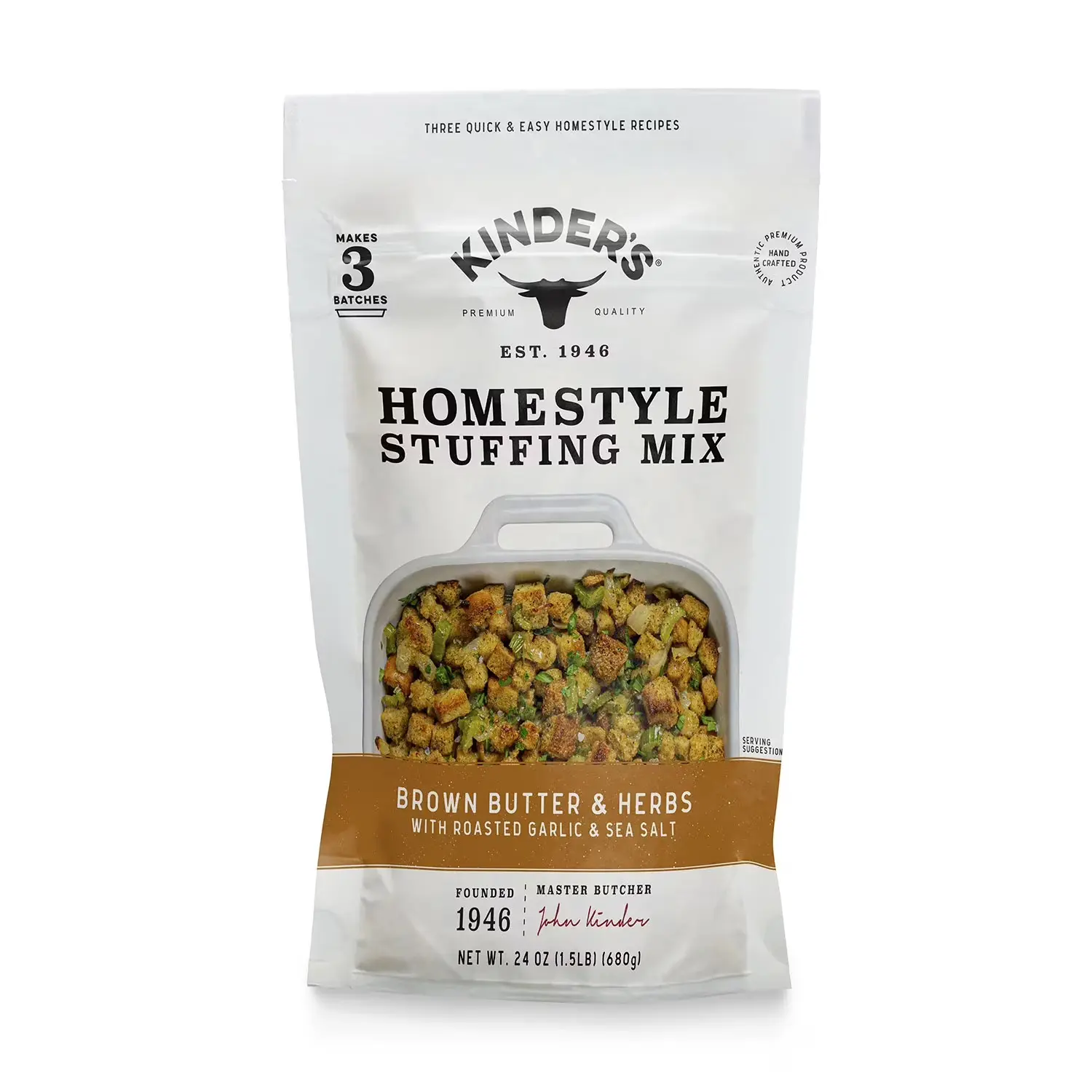 KINDER'S HOMESTYLE STUFFING MIX 680G