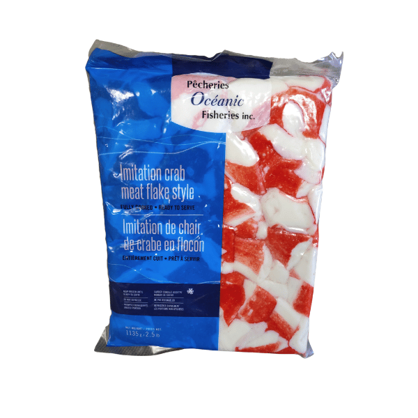 OCEANIC IMITATION CRAB MEAT FLAKES 2.5LB