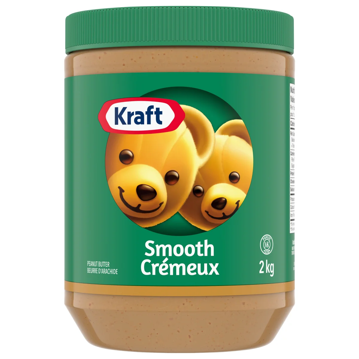 KRAFT SMOOTH PEANUT BUTTER 2 KG