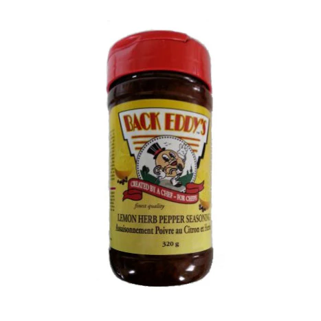BACK EDDY'S LEMON PEPPER SEASONING 320 GR