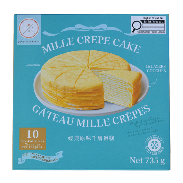 LOVE ME SWEET MILLE CREPE CAKE 735G