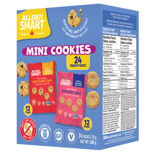 ALLERGY SMART MINI COOKIES 24 X 25G
