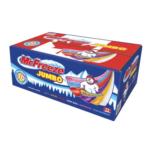 MR FREEZE JUMBO FREEZE POPS 70 X 150ML