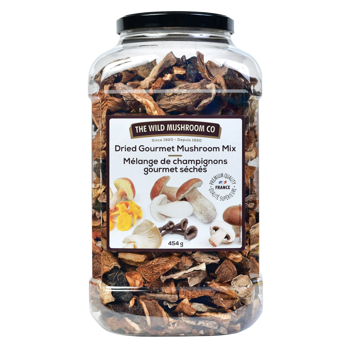 THE WILD MUSHROOM CO. DRIED GOURMET MUSHROOM MIX 454 GR