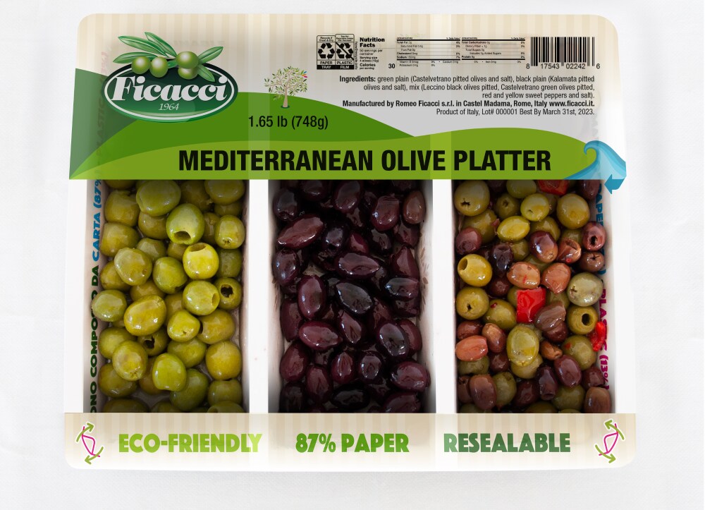 FICACCI OLIVE PLATTER 3 X 417ml