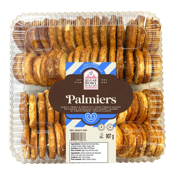 SUGAR BOWL BAKERY PALMIER PASTRIES 907 GR