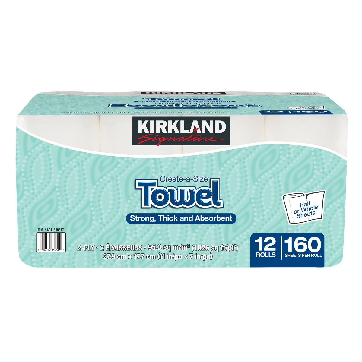 KIRKLAND PAPER TOWEL 12 X 160 CT