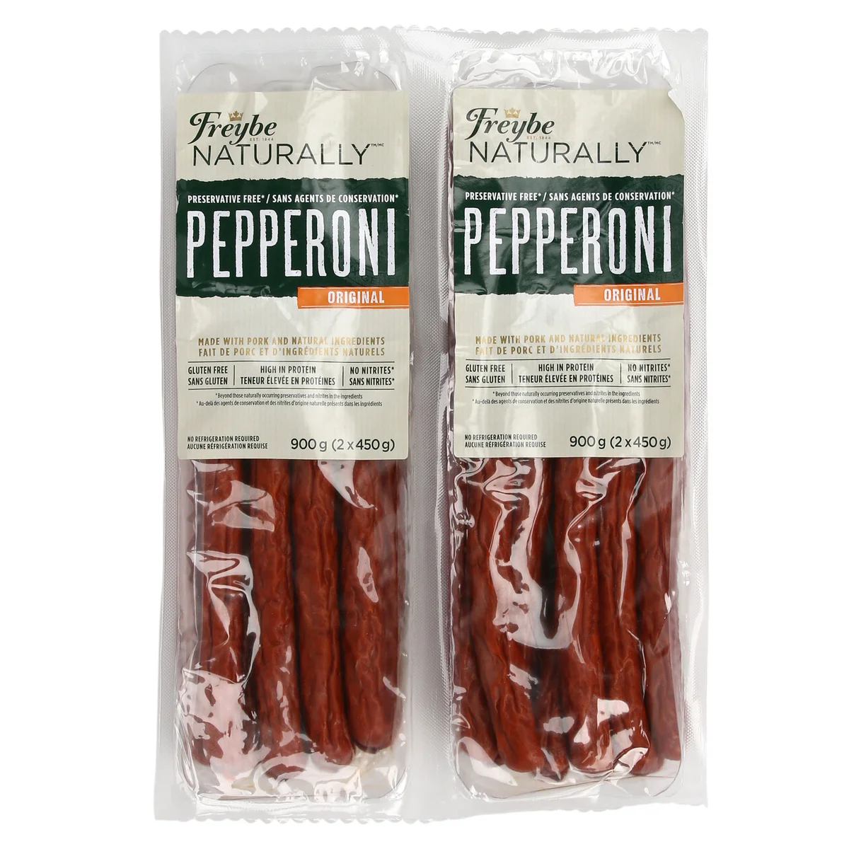 FREYBE PEPPERONI STICKS 2 X 450 GR