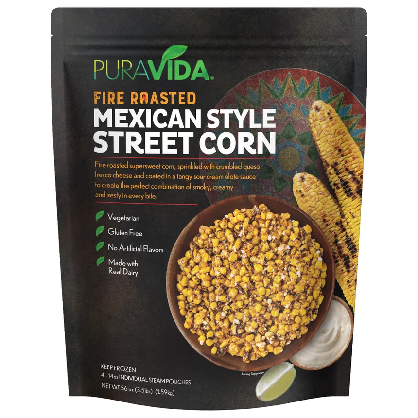 PURAVIDA FIRE ROASTED MEXICAN STREET STYLE CORN 1.81KG