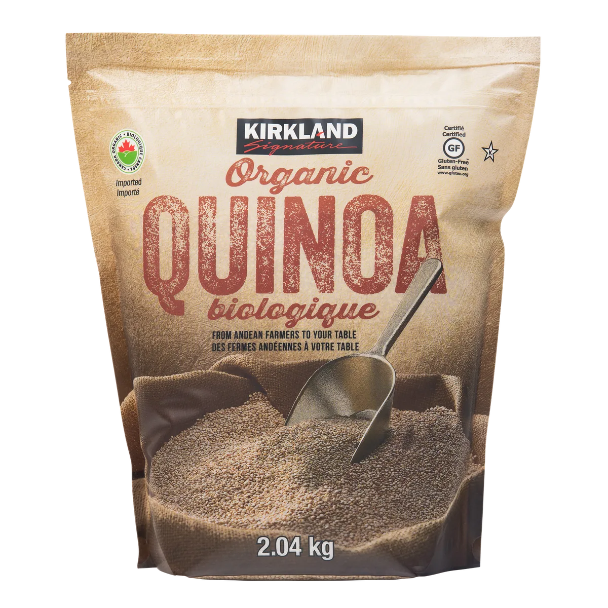 KIRKLAND ORGANIC QUINOA 2.04 KG