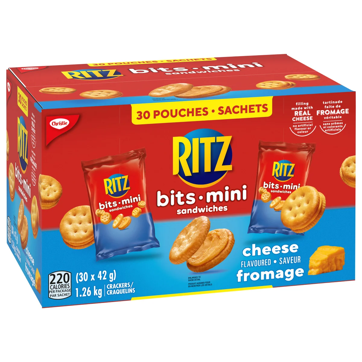 KRAFT RITZ BITS MINI SANDWICH 30 X 42 G