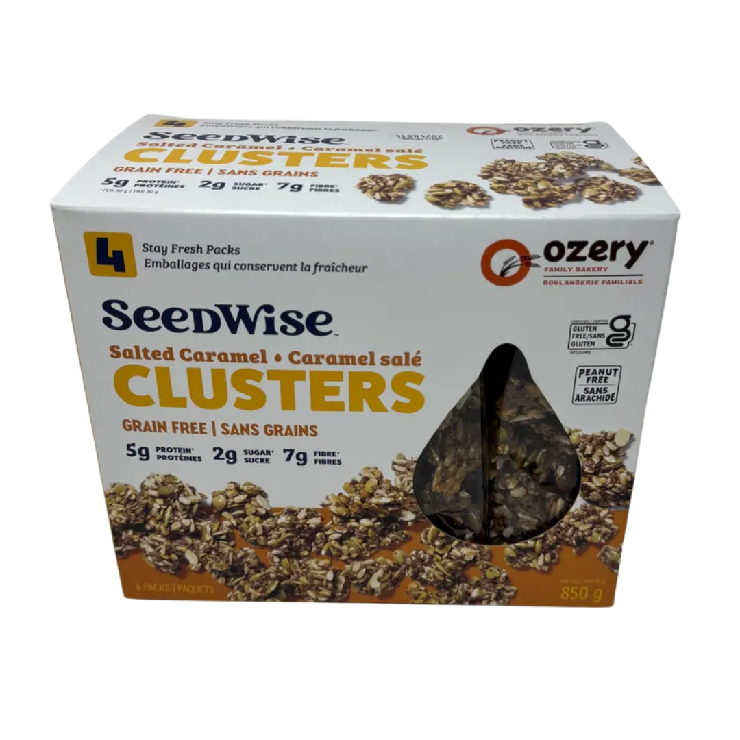SEEDWISE SALTED CARAMEL CLUSTERS 850 GR