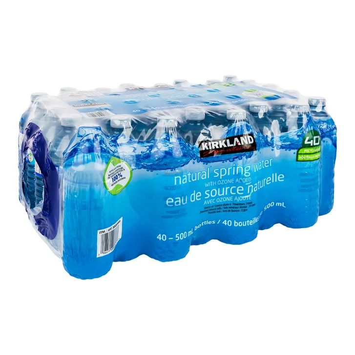 KIRKLAND SIGNATURE WATER BOTTLES 40 X 500 ML