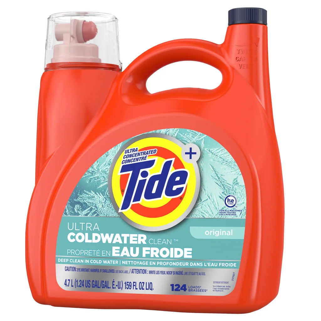 TIDE ULTRA COLDWATER LAUNDRY DETERGENT 124 LOADS
