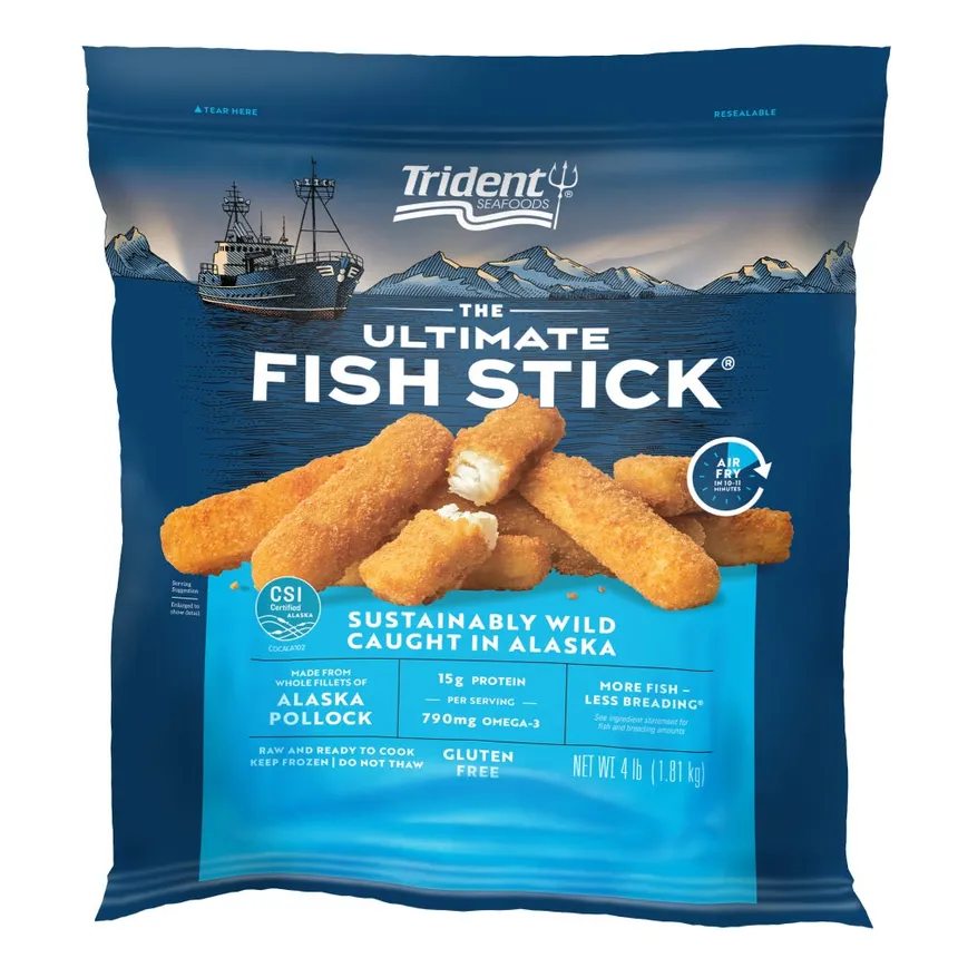 TRIDENT FISH STICKS 60CT 1.81 KG