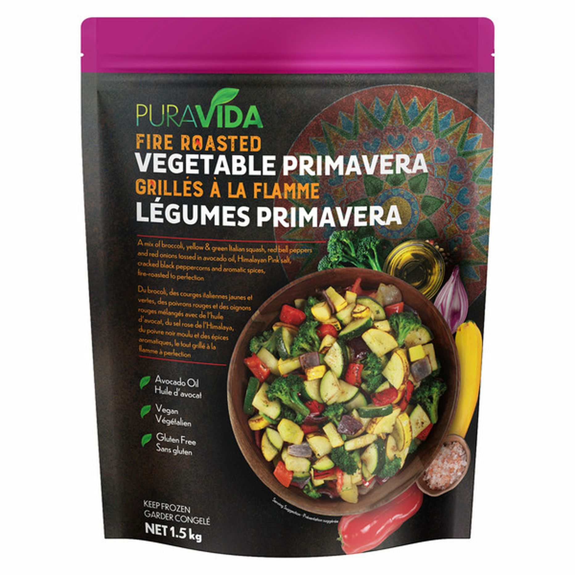 PURAVIDA FIRE ROASTED VEGETABLE PRIMAVERA 1.5KG