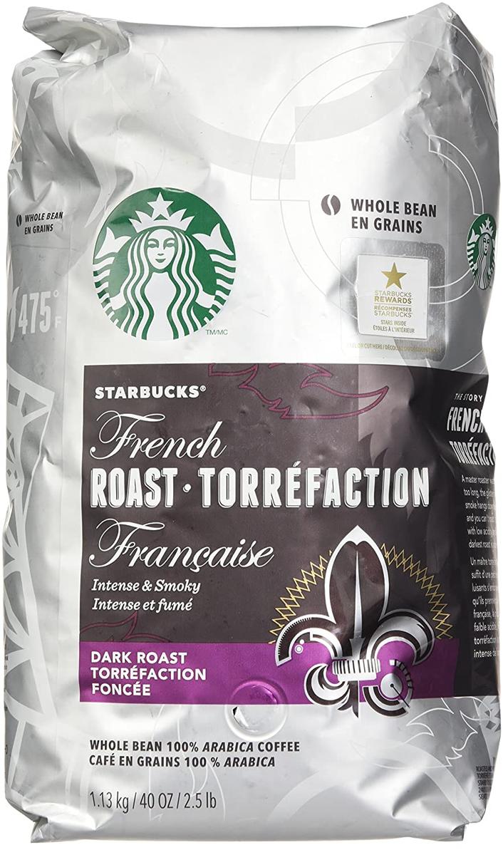 STARBUCKS FRENCH ROAST COFFEE BEANS 1.13 KG