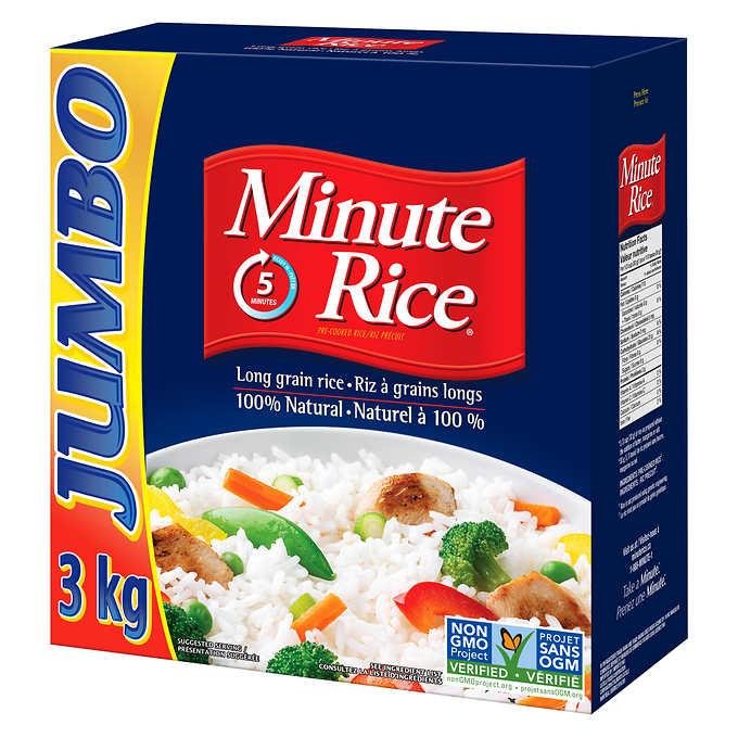 MINUTE RICE 3 KG