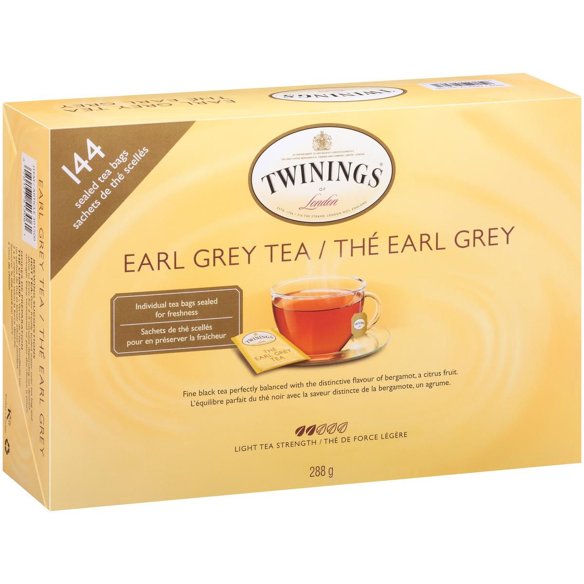 TWINNINGS EARL GREY TEA 144'S