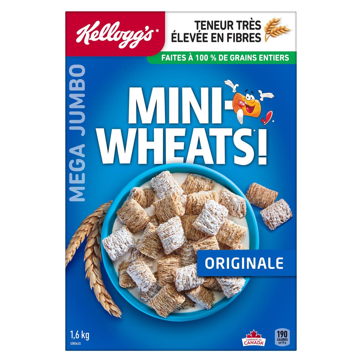 KELLOGG'S JUMBO MINI WHEATS CEREAL 1.6 KG