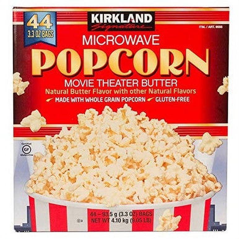 KIRKLAND BUTTERY MICROWAVED POPCORN 44 X 90G
