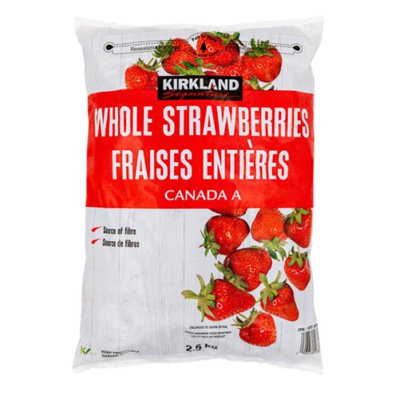 KIRKLAND ORGANIC FROZEN STRAWBERRIES 2 KG