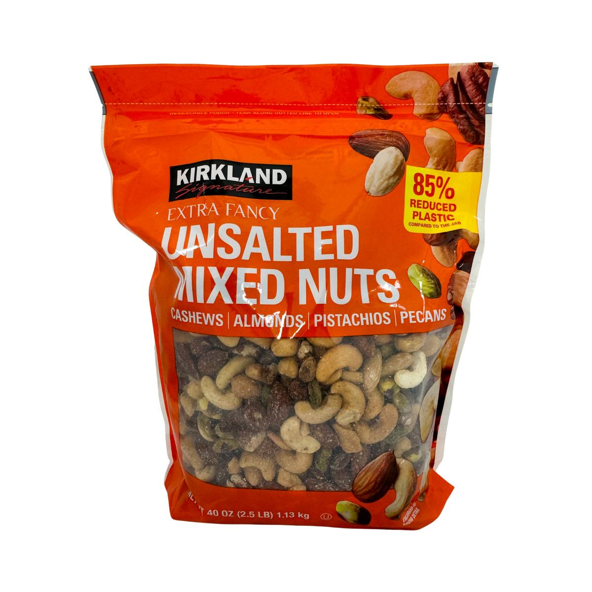 KIRKLAND MIXED UNSALTED NUTS 1.13 KG