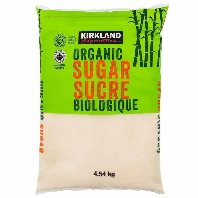 KIRKLAND ORGANIC SUGAR 4.54 KG