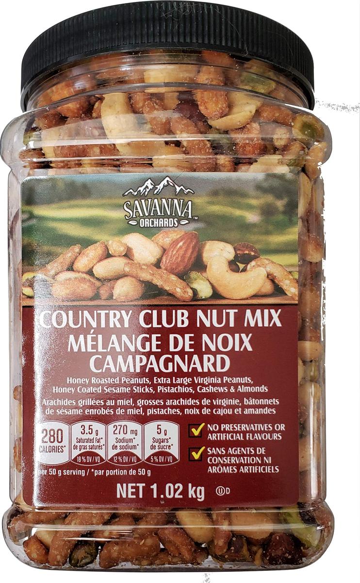 SAVANNA COUNTRY CLUB NUT MIX 1.02 KG