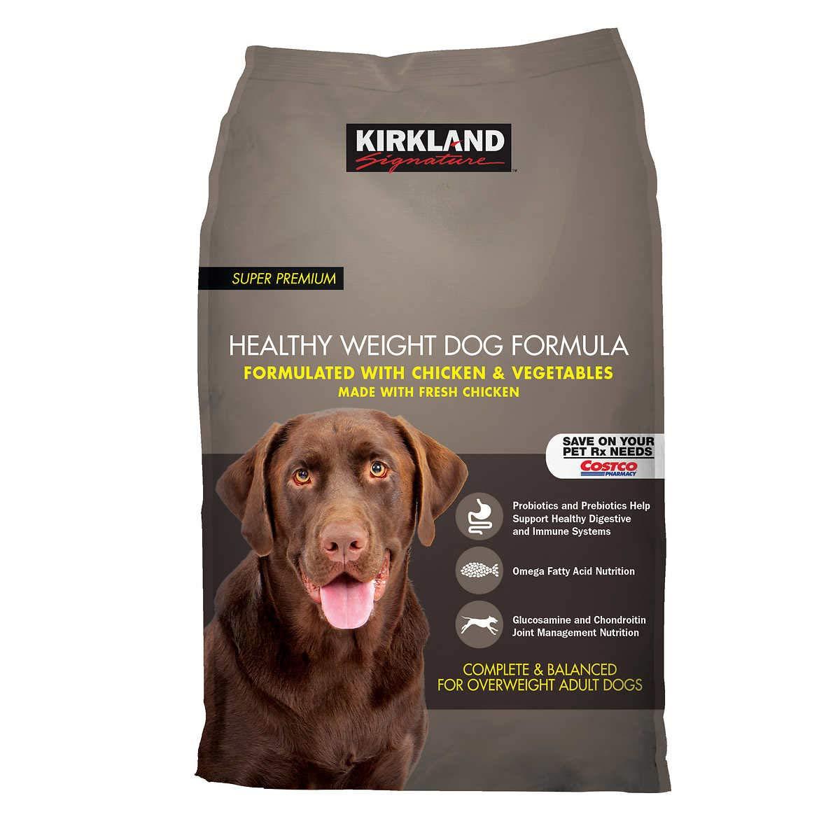 KIRKLAND HEALTHY WEIGHT DOG FOOD 18.1 KG