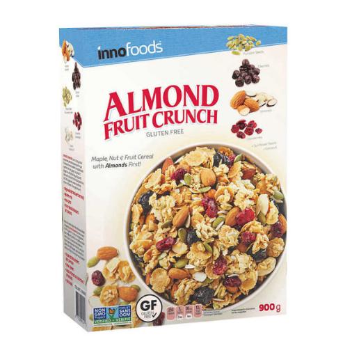 INNO ALMOND CRUNCH CEREAL GLUTEN FREE 900 GR