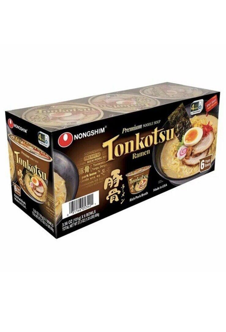 TONKOTSU RAMEN NOODLES 6 X 101GR
