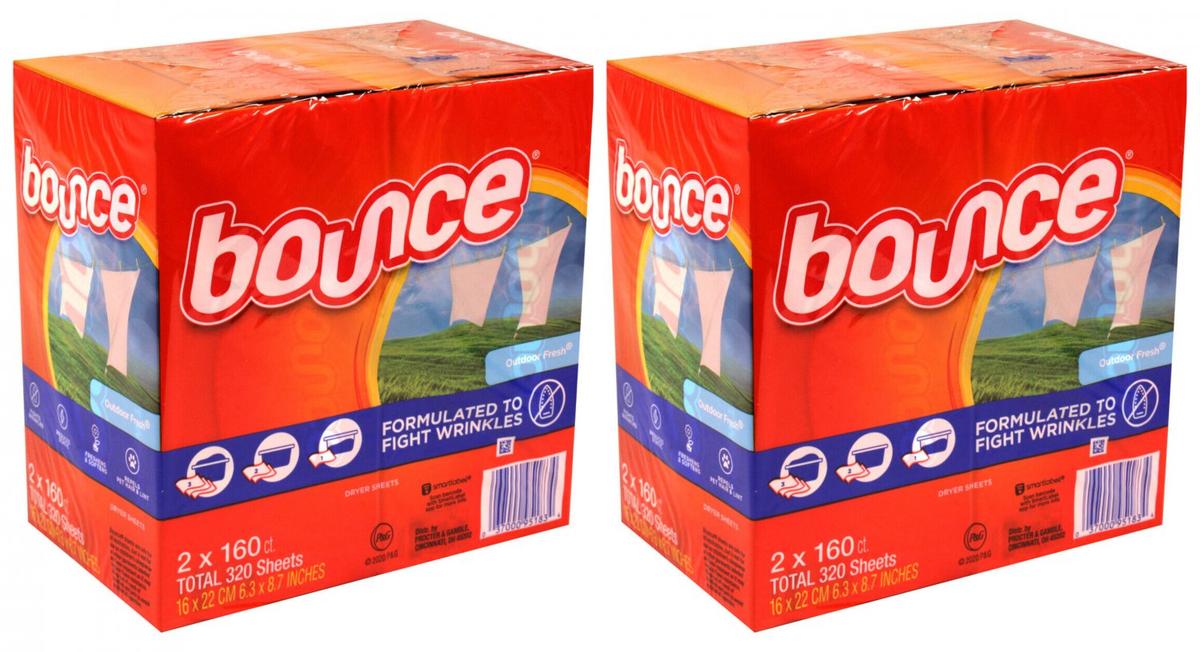 BOUNCE DRYER SHEETS 320'S