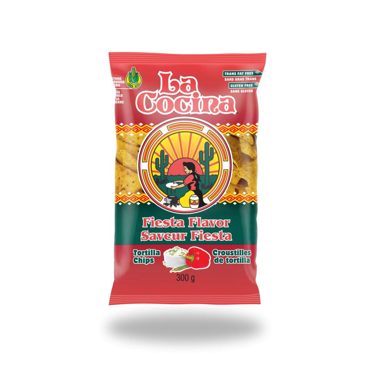 LA CUCINA FIESTA FLAVOURED TORTILLA CHIPS 300 G