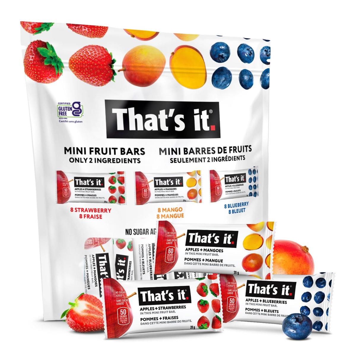 THAT'S IT FRUIT BARS 24 X 20G